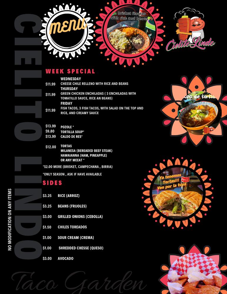 Cielito Lindo Farmersville Menu image 3