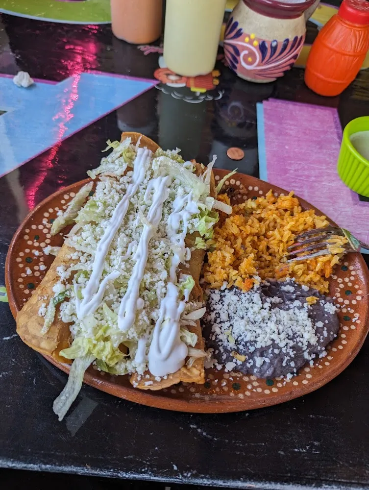Verde Queso Fresco and Sour Cream with Two Eggs